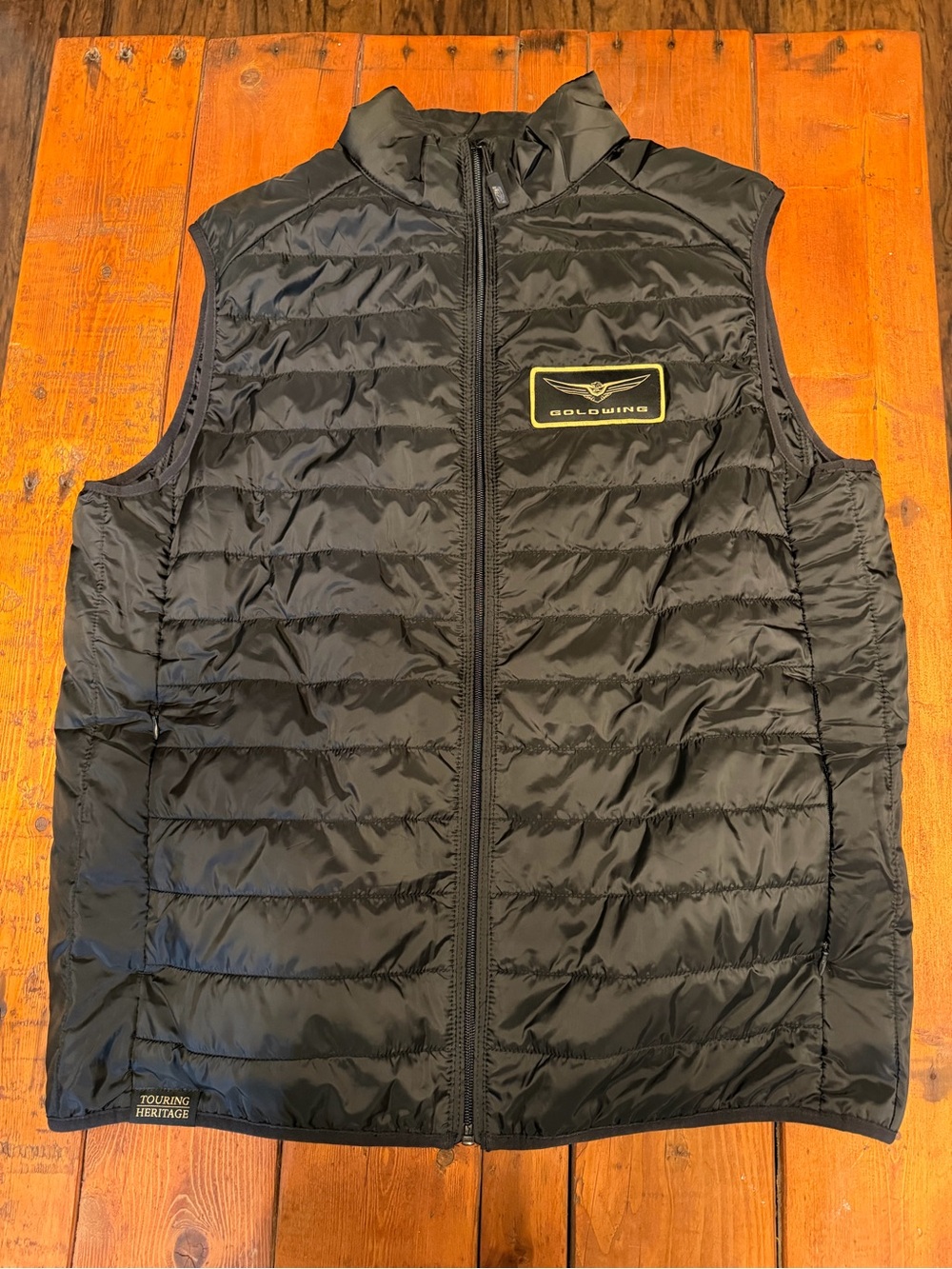 Goldwing Men's Black Quilted Vest